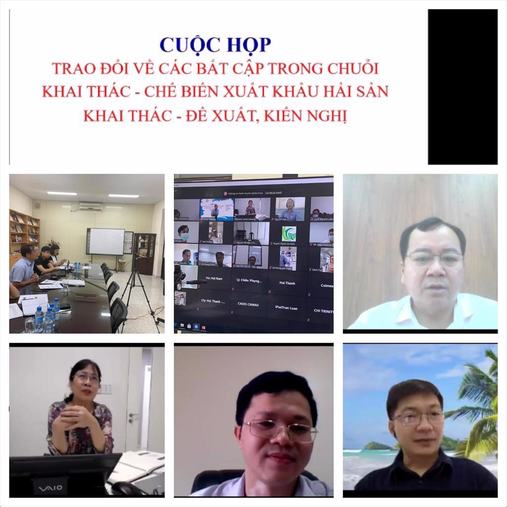 VASEP họp với TCTS Cục Thú y trao đổi về các bất cập trong chuỗi khai thác chế biến xuất khẩu hải sản